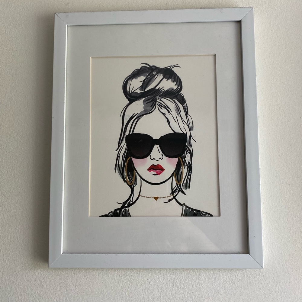 Wall art for vanity decor